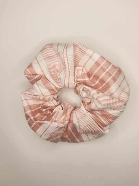 Rose Gingham Scrunchie