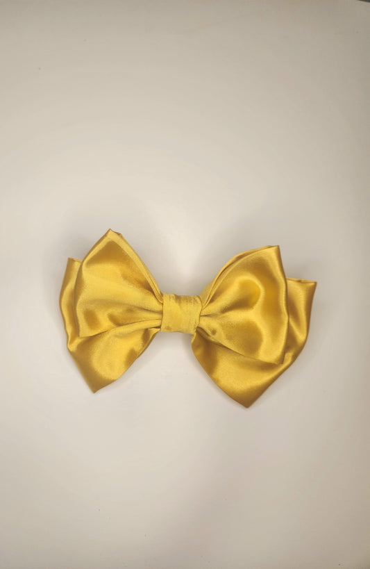 Sunflower Yellow Double Layer Bow