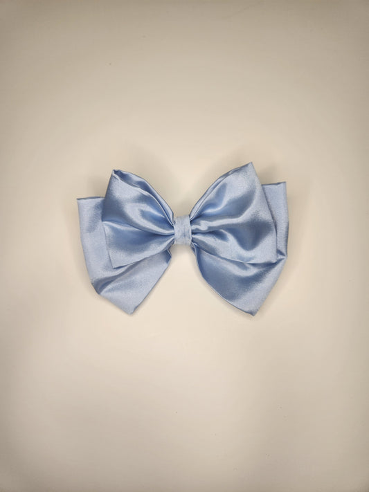 Sky Blue Double Layer Bow
